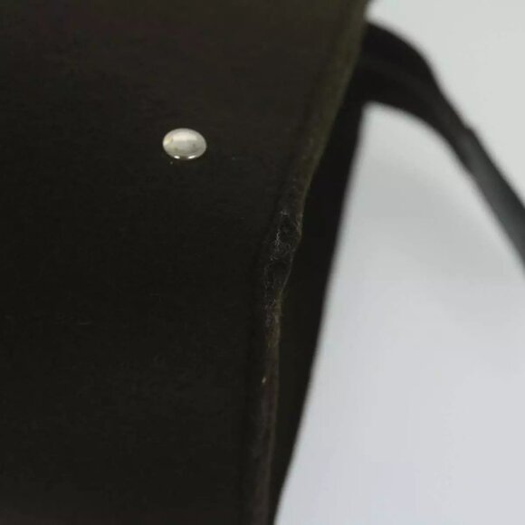 HERMES Pouch Wool Brown Auth - Picture 11 of 15